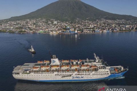 Arus balik dengan KM Nggapulu tiba di Ternate