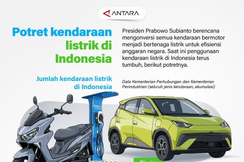 Potret kendaraan listrik di Indonesia