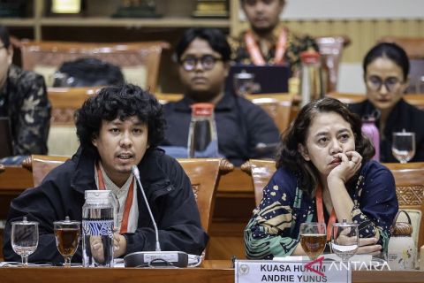 RDP Komisi III DPR membahas kasus Andrie Yunus