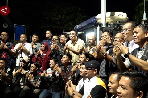 Wamenkomdigi tinjau jaringan di Bakauheni saat puncak arus balik