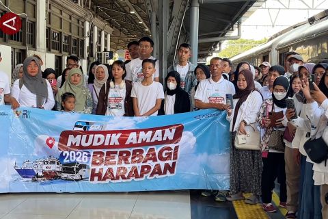 Begini suasana mudik gratis bersama Kantor Berita ANTARA