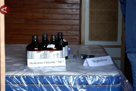 BNN ungkap laboratorium produksi narkoba milik WN Rusia di Bali
