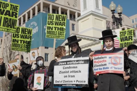 Demonstrasi tolak serangan AS-Israel ke Iran berlangsung di Washington