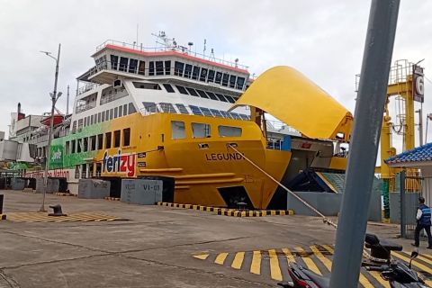 H-5 lebaran, jumlah penyeberangan kendaraan pribadi di Merak turun