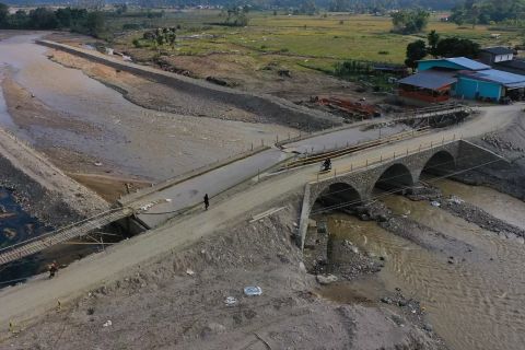 Jembatan Aih Bobo dibuka, aktivitas Warga Gayo Lues kembali pulih