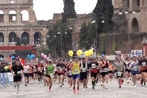 Maraton Roma ke-31 diikuti puluhan ribu pelari