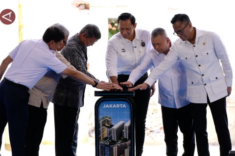 Pemerintah resmikan pembangunan hunian di kawasan Stasiun Manggarai