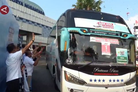 Pemudik di Tanjung Perak dapat fasilitas bus gratis ke berbagai tujuan