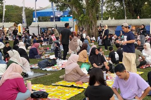 Sensasi berbuka puasa di alam terbuka Siring Nol KM Banjarmasin