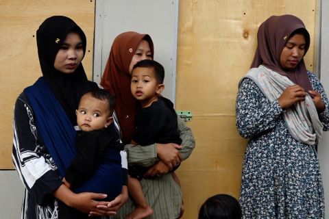 Warga Agusen Gayo Lues suka cita sambut Idul Fitri di huntara