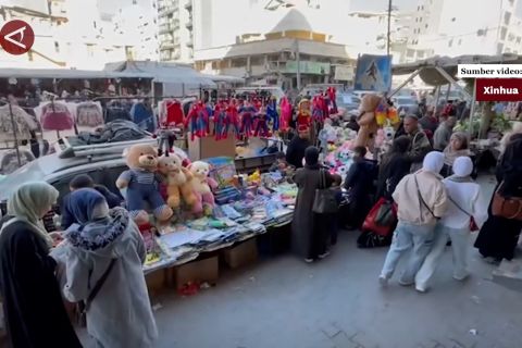 Warga Palestina di Gaza sambut Idul Fitri dengan harapan perdamaian