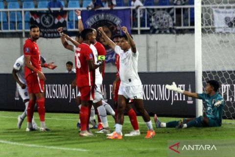 Malut United tahan imbang Arema FC 1-1