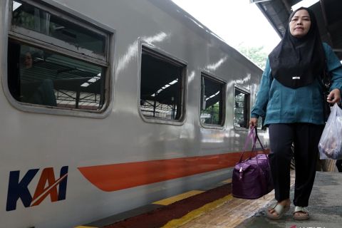 Jumlah penumpang kereta api di Lampung naik