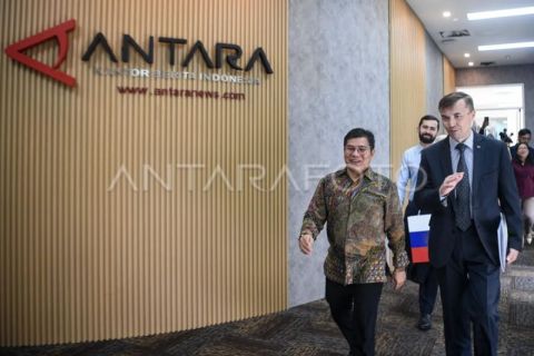 Dirut LKBN ANTARA terima kunjungan Dubes Rusia