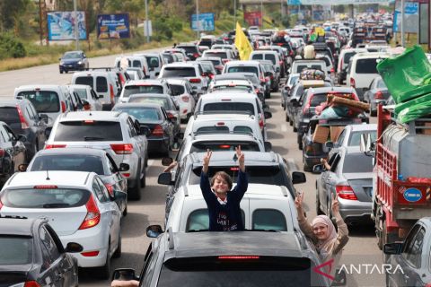 Gencatan senjata berlaku 10 hari, pengungsi Lebanon pulang ke rumah