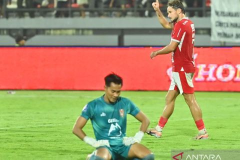 Bali United cukur Malut United dengan skor 4-1