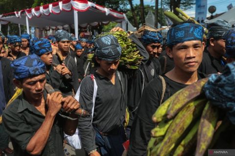 Seba Baduy diikuti 1.552 warga Suku Baduy
