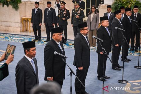 Pelantikan pejabat baru Kabinet Merah Putih