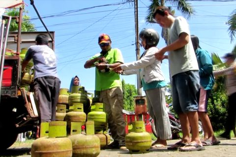 Cegah kelangkaan gas, Pertamina gelar pasar murah elpiji di Jember