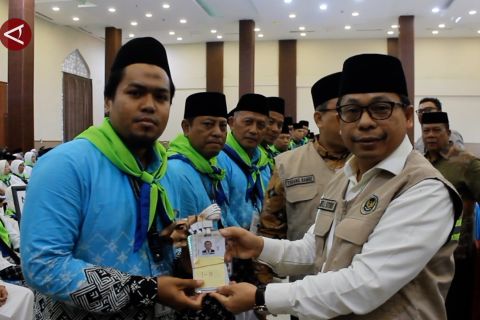 Kloter pertama haji asal Sumatera Utara masuk Asrama Haji Medan