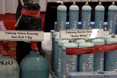 BPOM tindak tegas temuan penyalahgunaan gas tertawa N2O