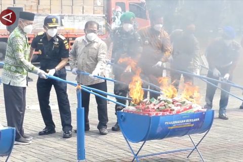 DJBC Banten musnahkan jutaan batang rokok ilegal senilai Rp34,81 M