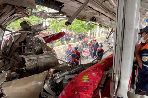 Operasi SAR kecelakaan kereta di Stasiun Bekasi Timur resmi dihentikan
