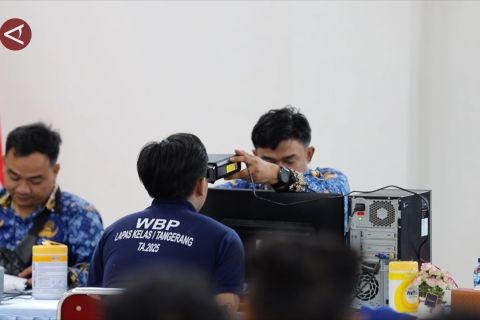 Disdukcapil jemput bola, validasi NIK warga binaan 4 Lapas Tangerang