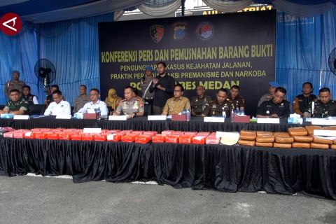 Polrestabes Medan ungkap 119 kasus, 184 tersangka hasil Ops Ketupat