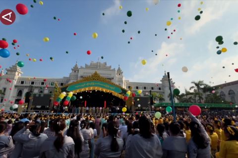 Festival Thingyan tandai Tahun Baru Myanmar