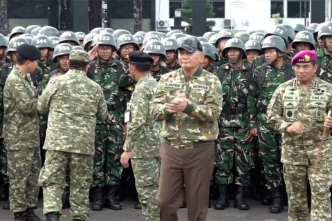 Tinjau Komcad ASN, Menhan tekankan penguatan jiwa patriotisme