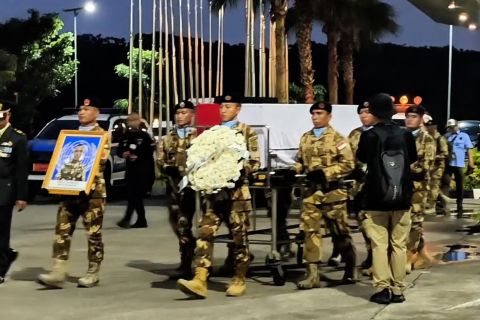 TNI gelar upacara penghormatan untuk jenazah Kopda Anumerta Rico