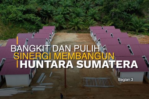 Bangkit dan pulih, sinergi membangun huntara Sumatera (bagian 3)