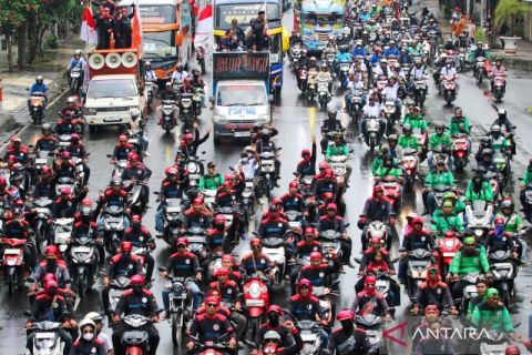 Aksi May Day di berbagai daerah di Indonesia