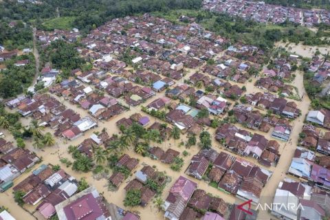 Ratusan rumah terendam banjir di Jambi