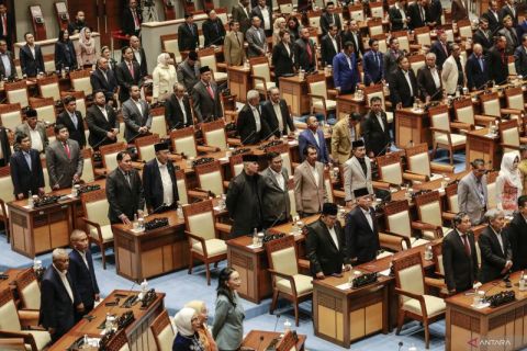 Pembukaan masa persidangan V 2025-2026 DPR