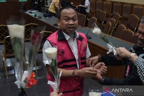 Sidang putusan para terdakwa korupsi tata kelola minyak mentah dan produk kilang PT Pertamina