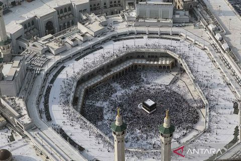 Jumlah jamaah calon haji Indonesia hingga hari ke-22 sebanyak 138.879 orang