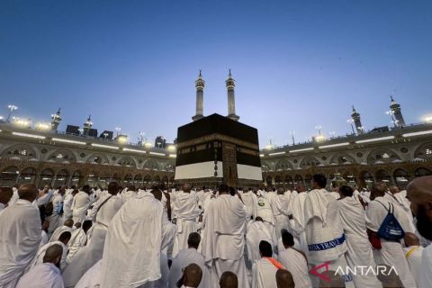 Jumlah jamaah calon haji Indonesia yang sudah tiba di Makkah