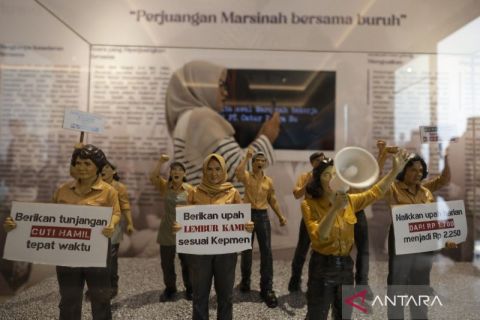Melihat kisah perjuangan Marsinah di museum sejarah