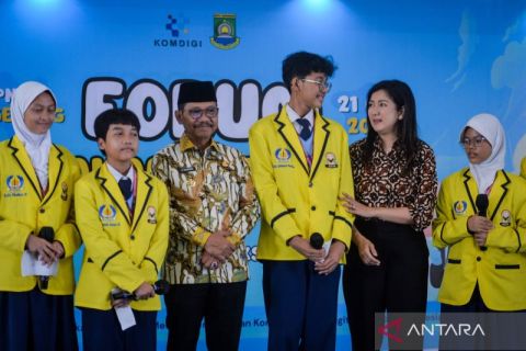 Sosialisasi PP Tunas, Komdigi ajak pelajar membangun ruang digital sehat