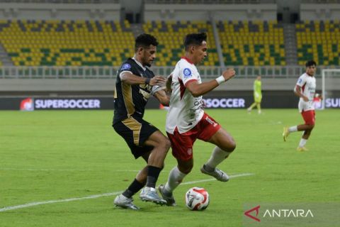 Bali United menang tipis 0-1 atas tuan rumah Dewa United Banten FC