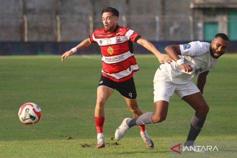 Kalahkan PSM Makassar, Madura United lolos dari degradasi