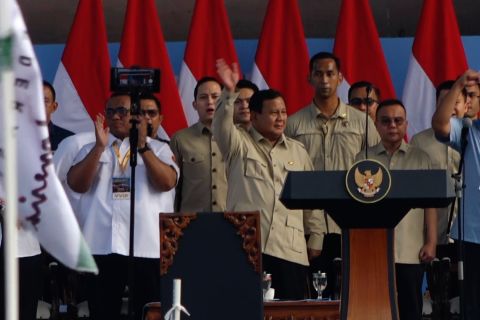 Hadiri May Day, Prabowo bertekad perjuangkan kesejahteraan buruh