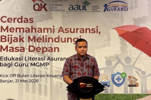 OJK dan AAUI Banjarmasin gelar literasi asuransi bagi guru ekonomi