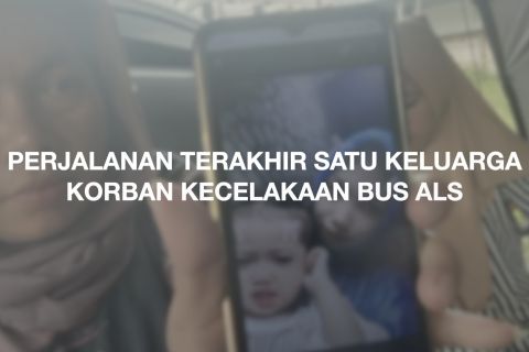 Perjalanan terakhir satu keluarga korban kecelakaan bus ALS