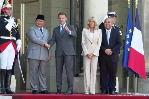 Prabowo komitmen perkuat kemitraan strategis Indonesia-Prancis