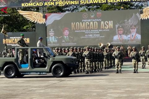 Sulsel jadi pionir, 500 pegawai ditetapkan sebagai Komcad ASN