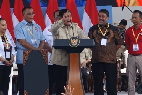 Ojol dapat 92 persen, Prabowo: Aplikator tak setuju jangan usaha di RI