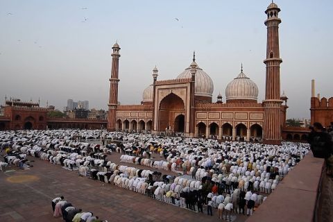 Umat muslim India rayakan Idul Adha di New Delhi